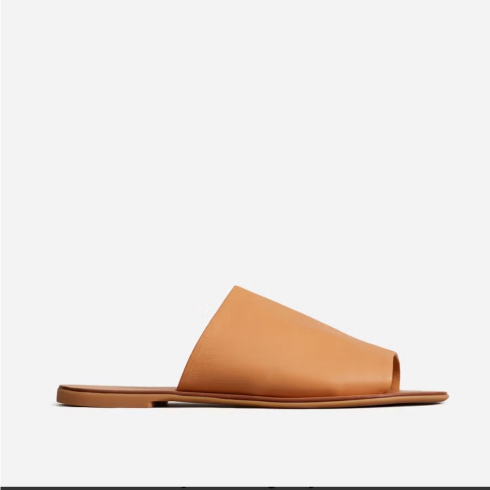 Everlane The Day Slide Sandal in Size 7.5 Camel